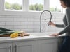 Single-Handle Pull-Down Spring Kitchen Faucet