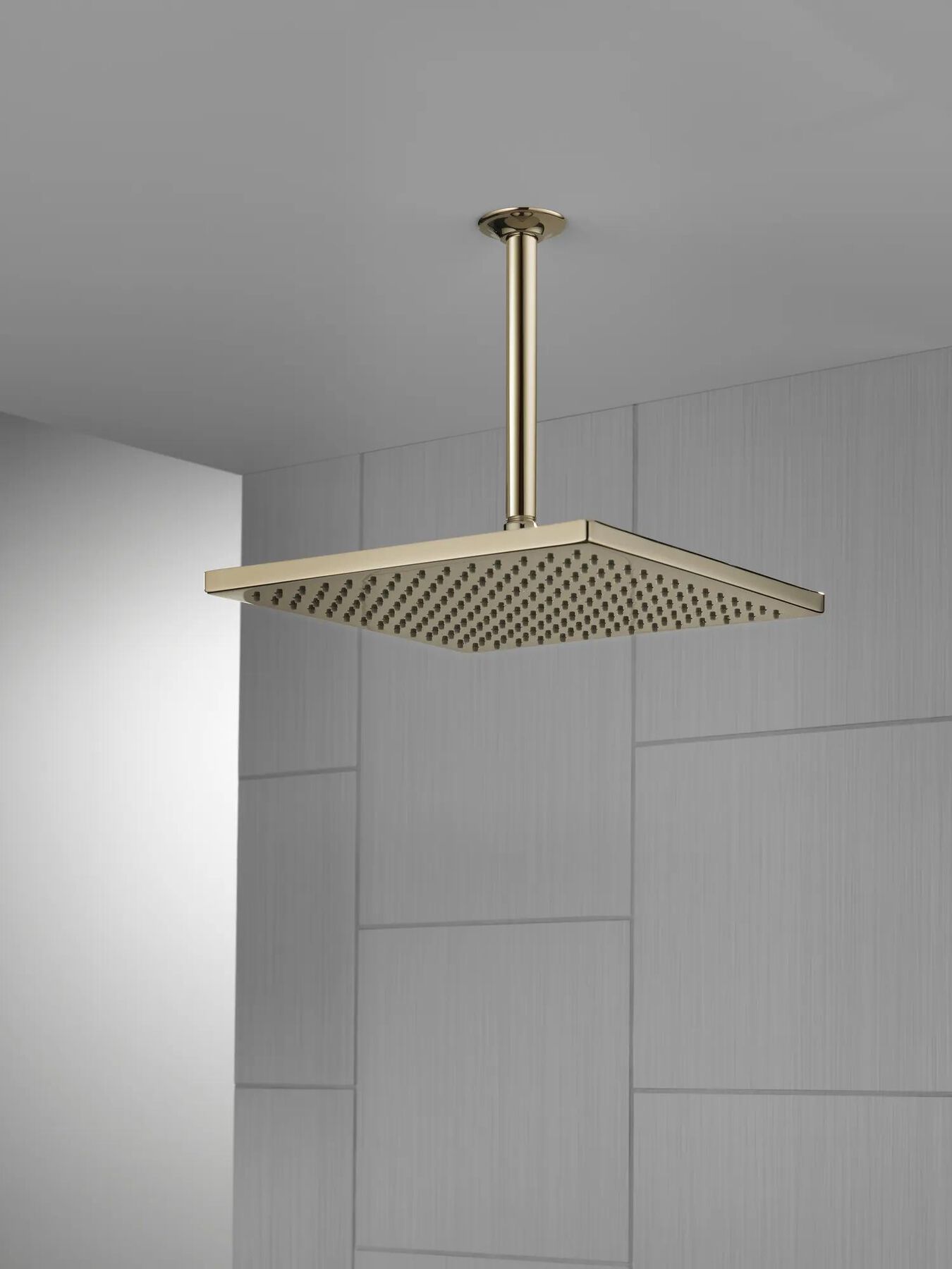 Single-Setting Metal Raincan Shower Head