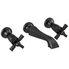 Two Handle Wall Mount Bathroom Faucet Trim Only