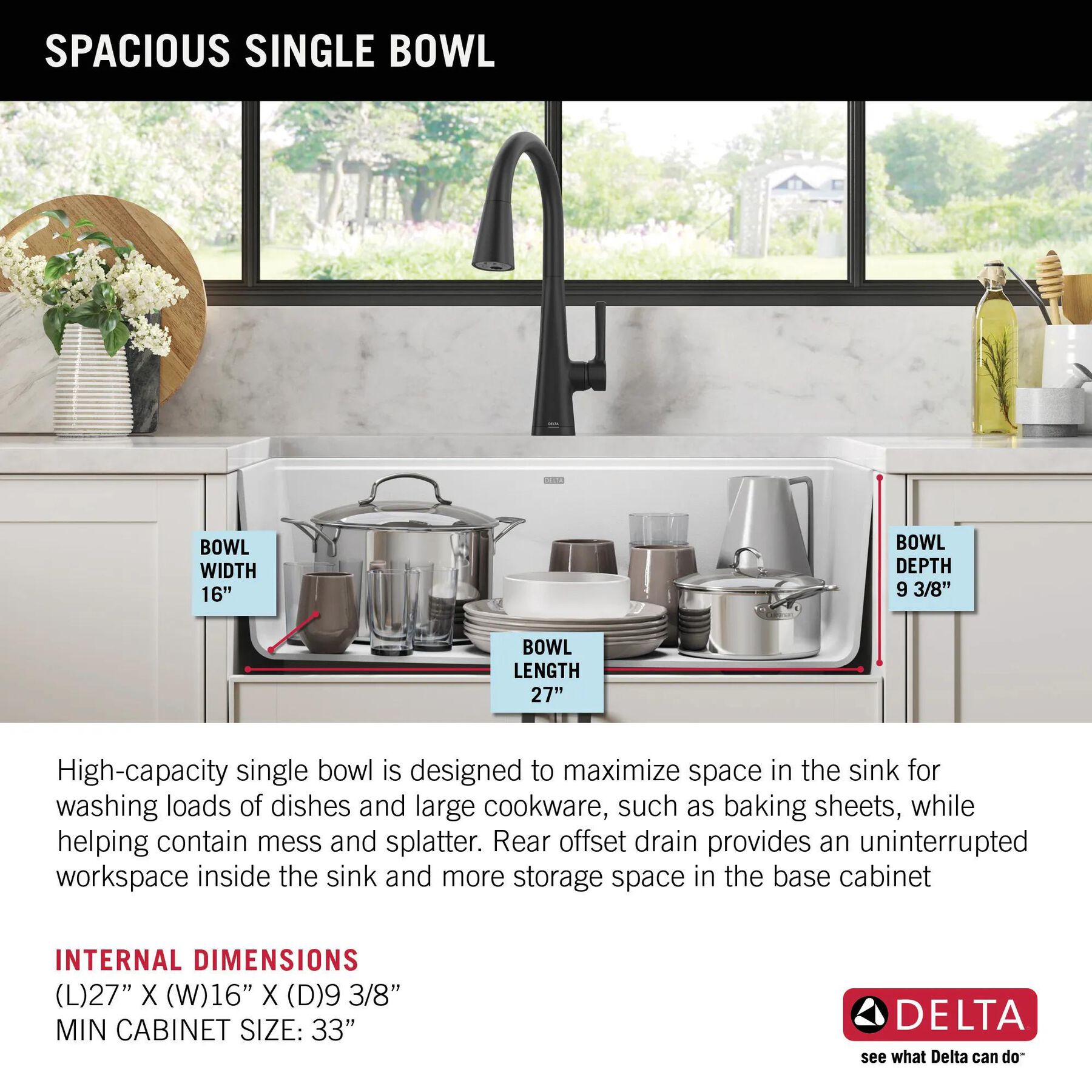 30&rdquo; Granite Composite Workstation Kitchen Sink Undermount Single Bowl with WorkFlow&trade; Ledge and Accessories in White