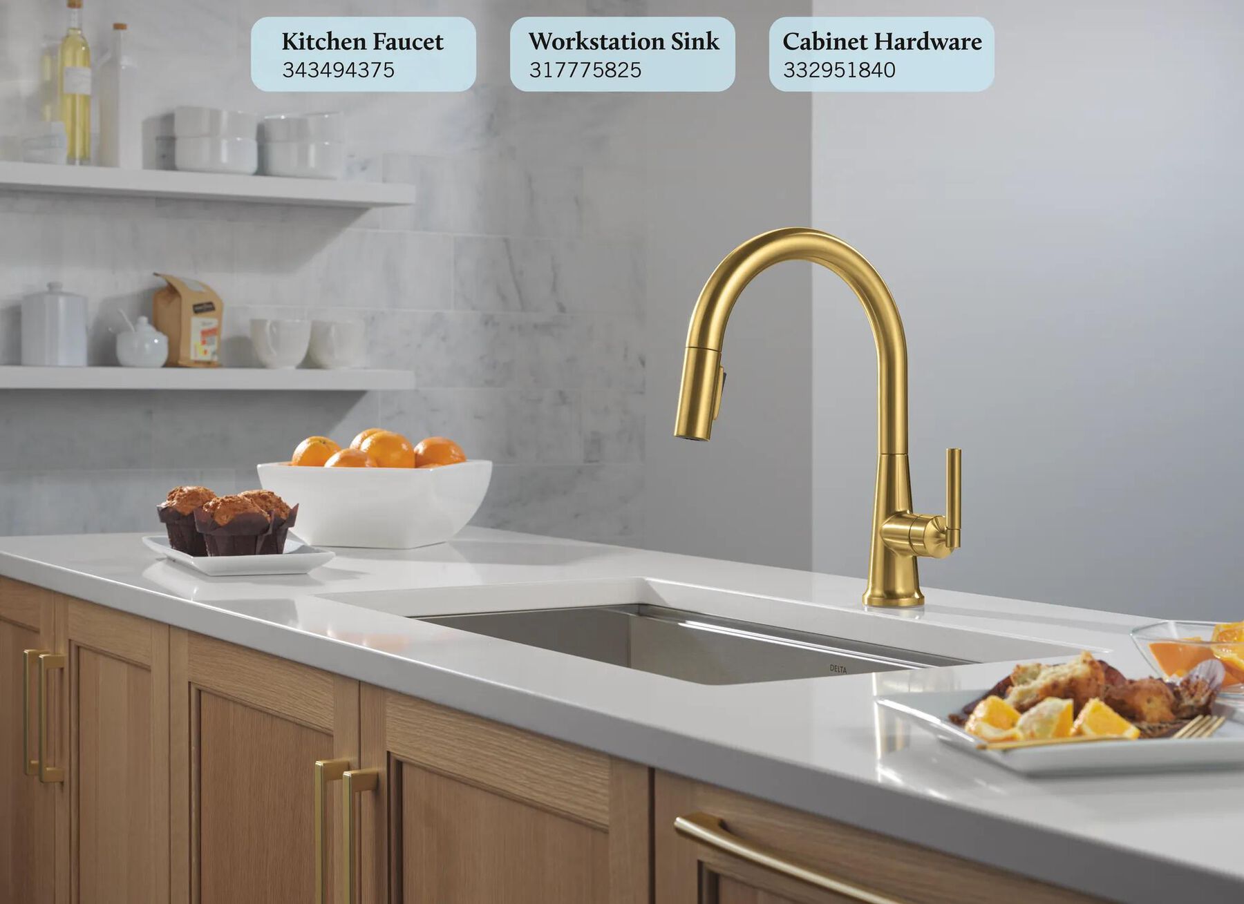 Single Handle Pull-Down Kitchen Faucet