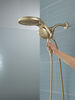 HydroRain&reg; H<sub>2</sub>Okinetic&reg; 5-Setting Two-in-One Shower Head (Recertified)