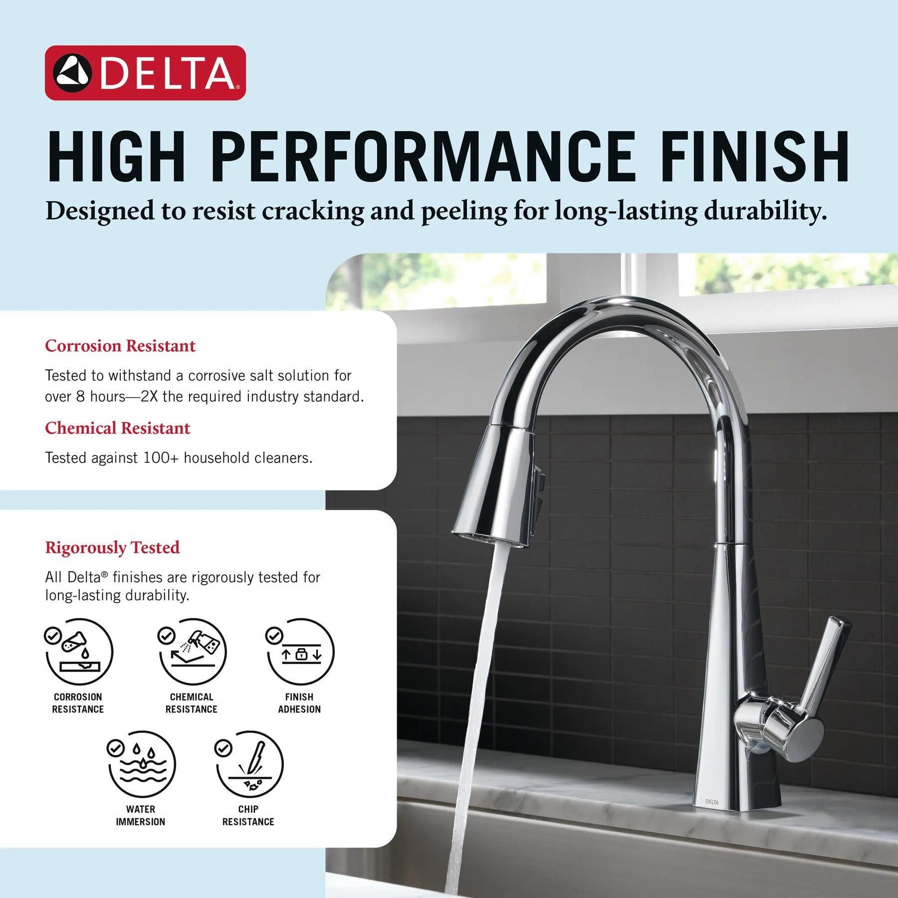 Single-Handle Pull-Down Kitchen Faucet