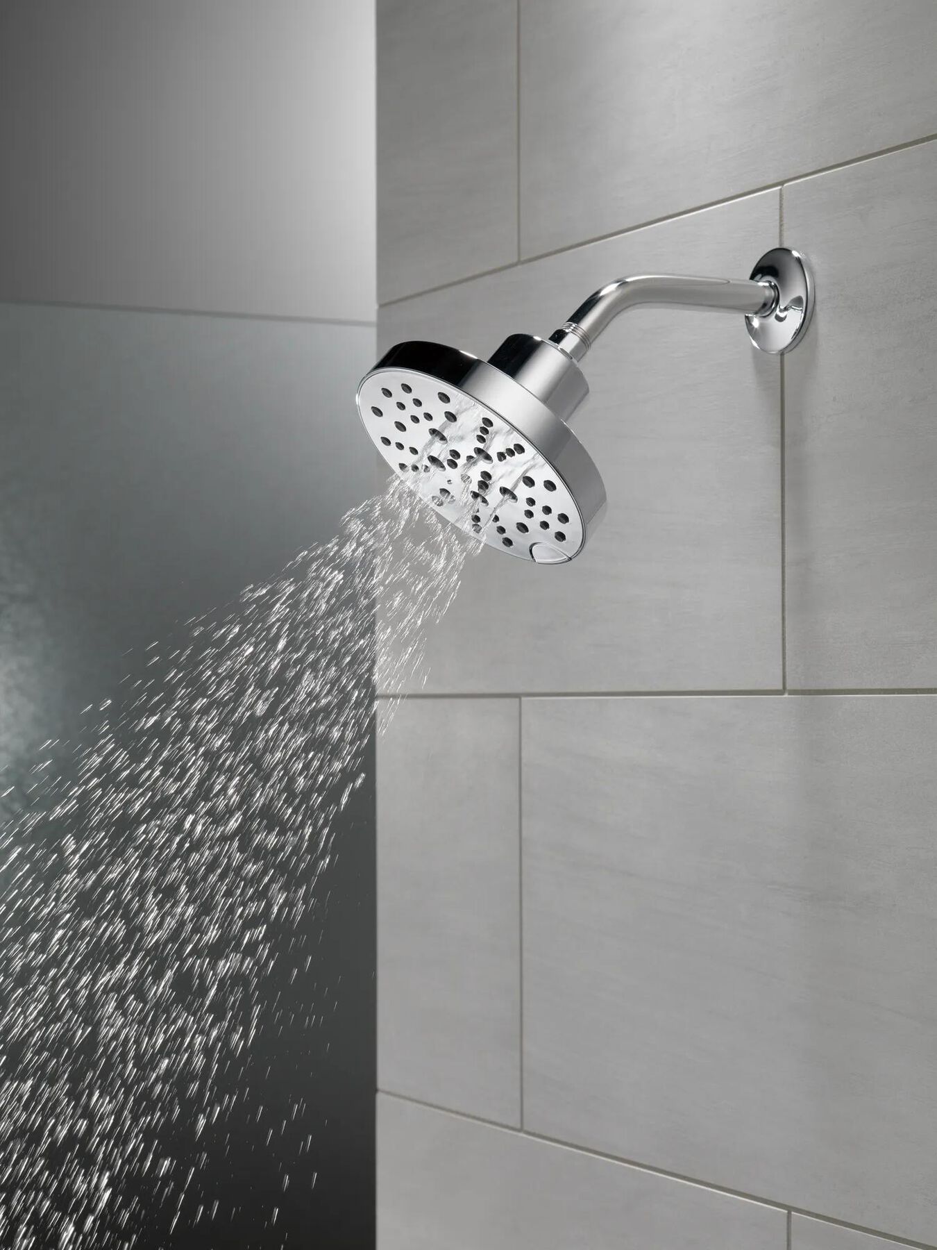 H<sub>2</sub>Okinetic&reg; 5-Setting Contemporary Raincan Shower Head (Recertified)