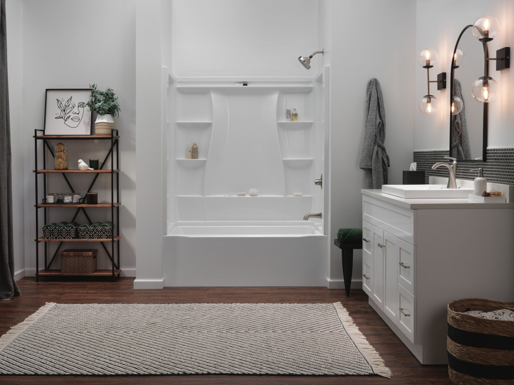 60"x32" Classic 500 Bathtub Wall