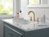 Two Handle Widespread Pull Down Bathroom Faucet