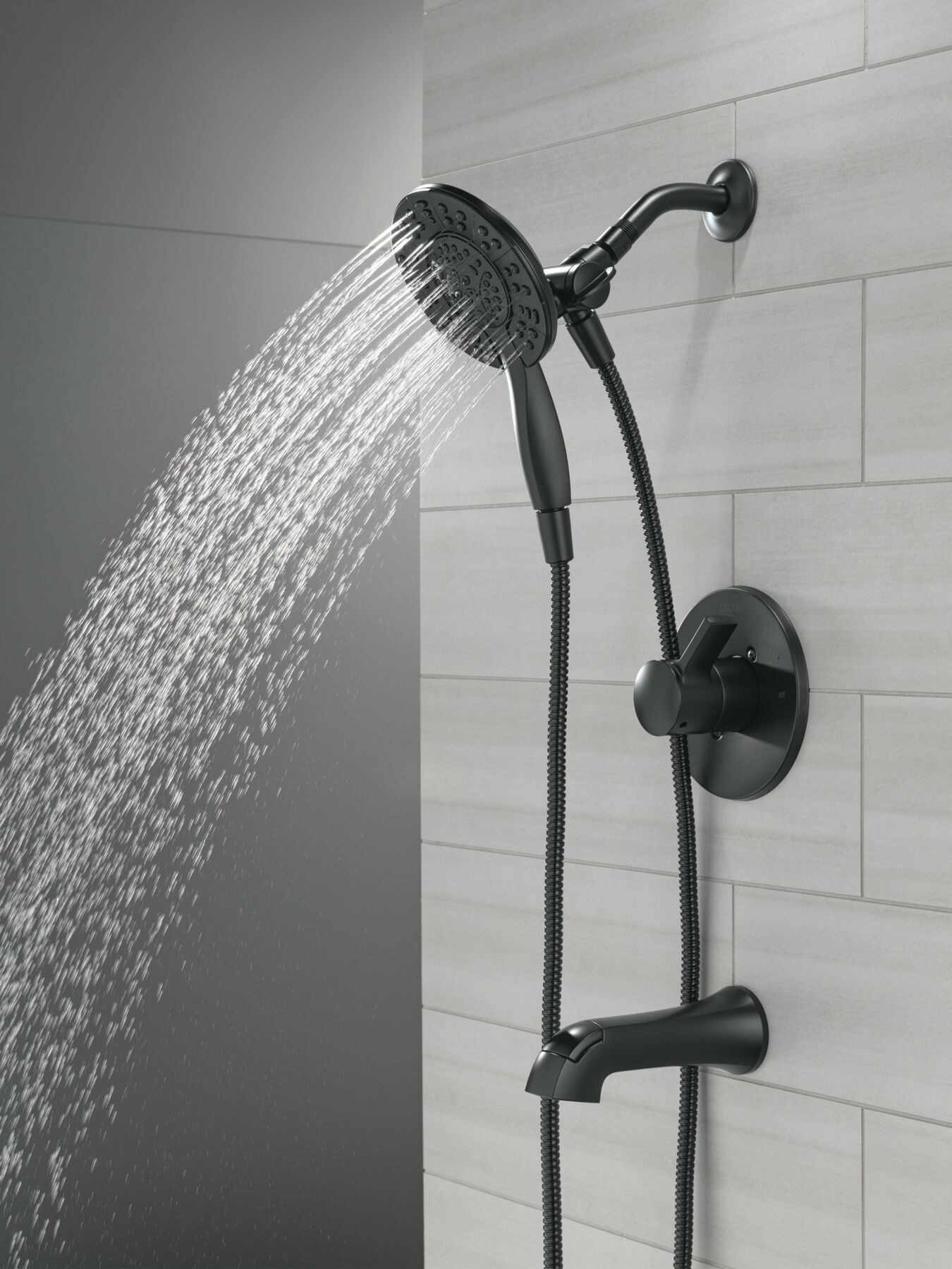 Tub Shower Trim with Universal Rough Bundle