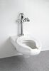 Electronic Exposed Water Closet Flush Valve with Mechanical Manual Override - Solar Operated