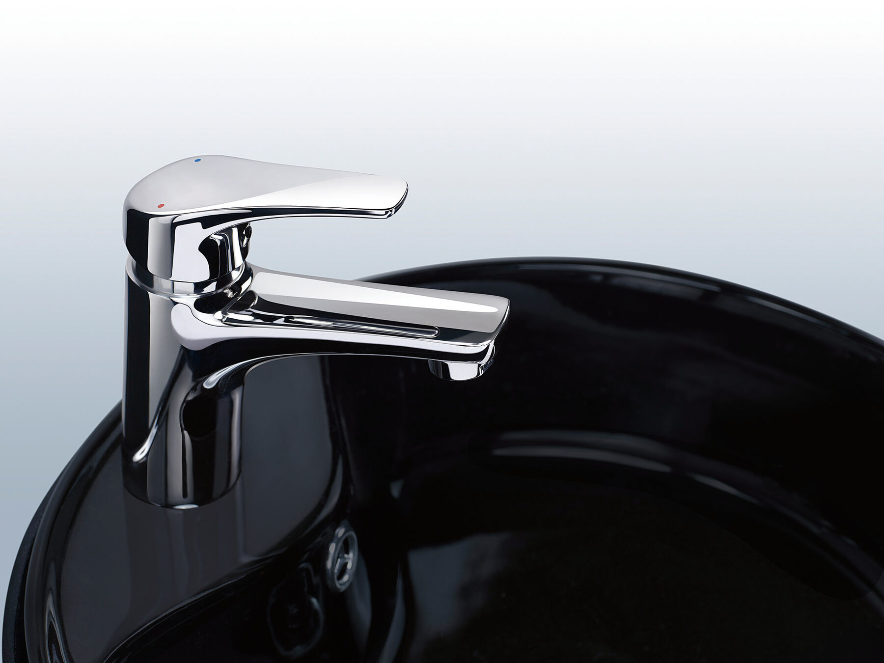 Single Handle Bathroom Faucet - Less Pop-Up
