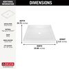 36" X 36" Shower Base