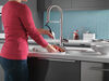 Single-Handle Pull-Down Spring Kitchen Faucet with Touch<sub>2</sub>O&reg; Technology