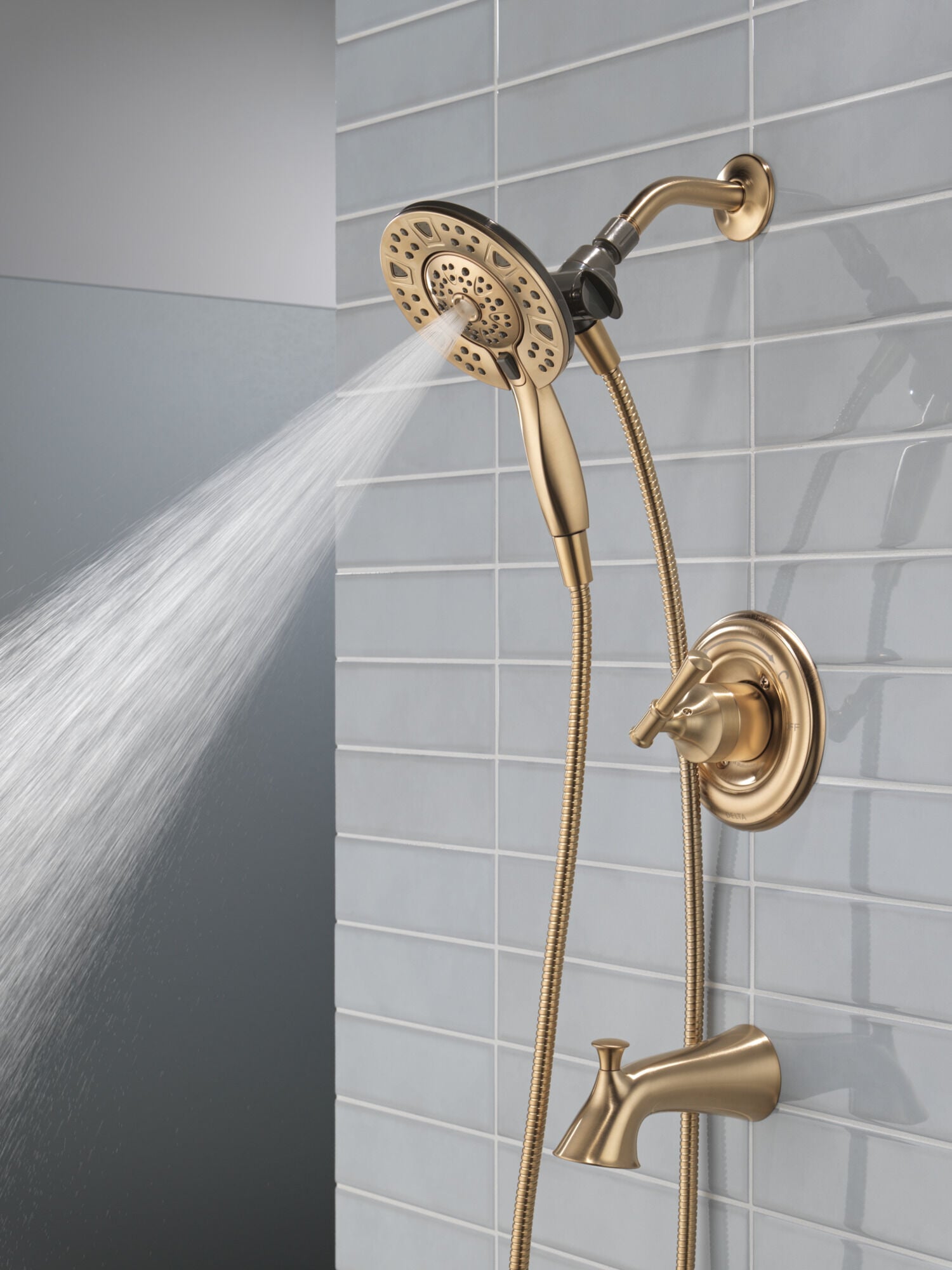 Monitor® 14 Series Tub and Shower in Champagne Bronze 144747-CZ-I