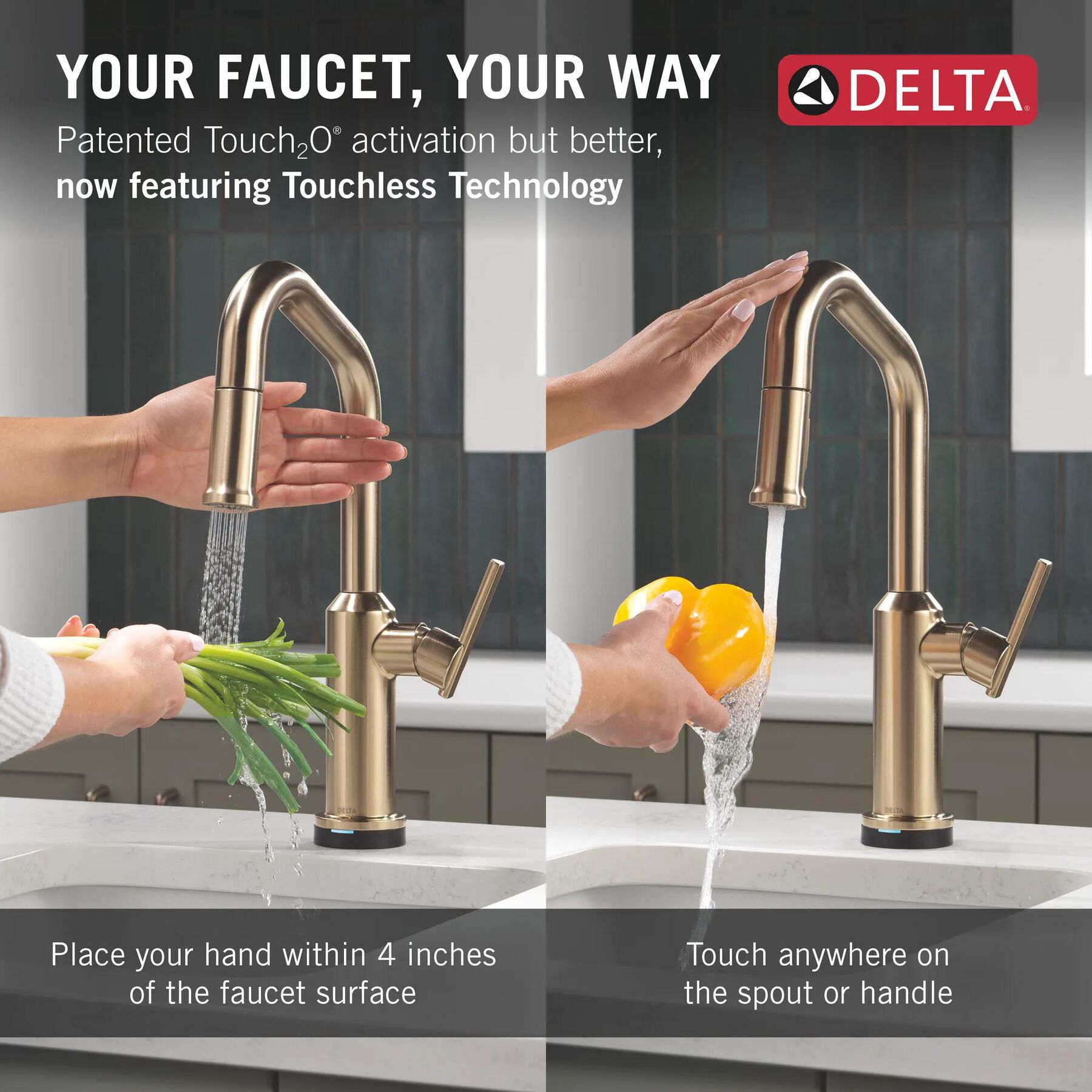 Touch2O&reg; Bar / Prep Faucet with Touchless Technology
