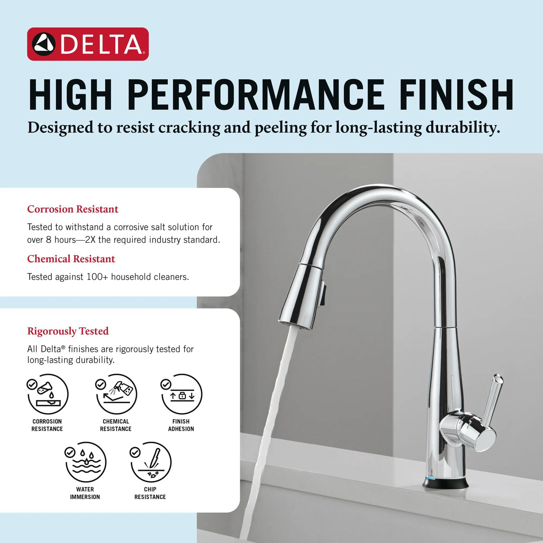 Touch<sub>2</sub>O&reg; Technology Kitchen Faucet with Touchless Technology