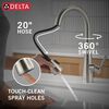 Single Handle Pull-Down Kitchen Faucet (Recertified)