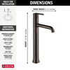 Vessel Bathroom Faucet w/o Drain (Recertified)