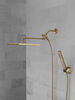 10 inch Raincan Shower Head & Hand Held Combo with Adjustable Extension Arm
