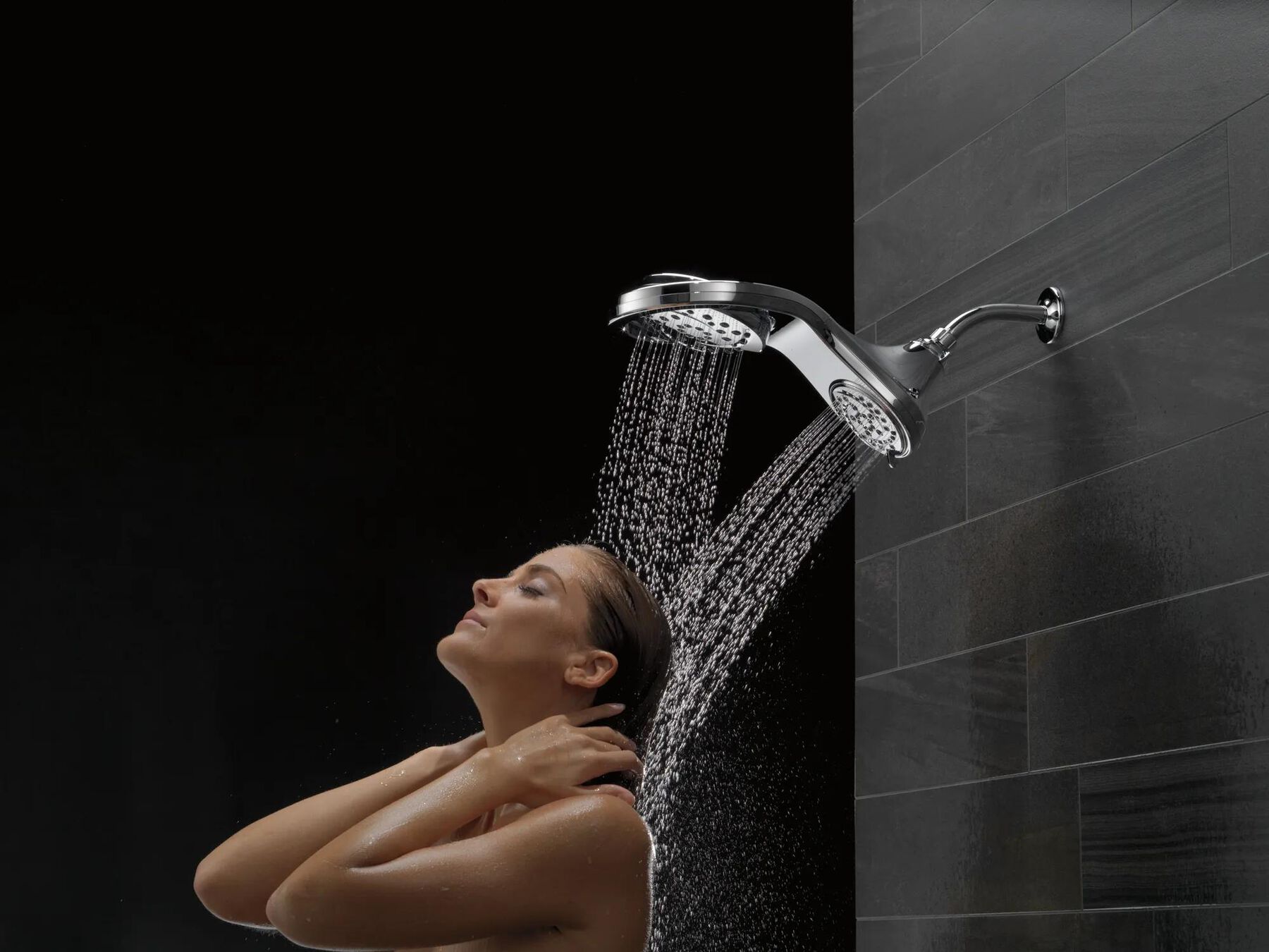 HydroRain 5-Setting Shower Head