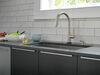 Single Handle Pull-Down Kitchen Faucet with Touch<sub>2</sub>O&reg; Technology Technology and Soap Dispenser