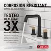Two Handle Widespread Pull-Down Bathroom Faucet