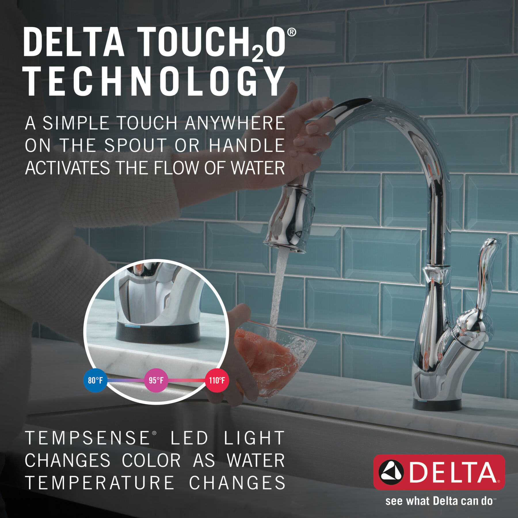 Touch<sub>2</sub>O&reg;  Pull-Down Kitchen Faucet (Recertified)