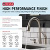 Single Handle Pull-Down Kitchen Faucet with Soap Dispenser