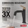 Single Handle Pull-Down Bathroom Faucet