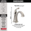 Single Handle Bathroom Faucet (Recertified)