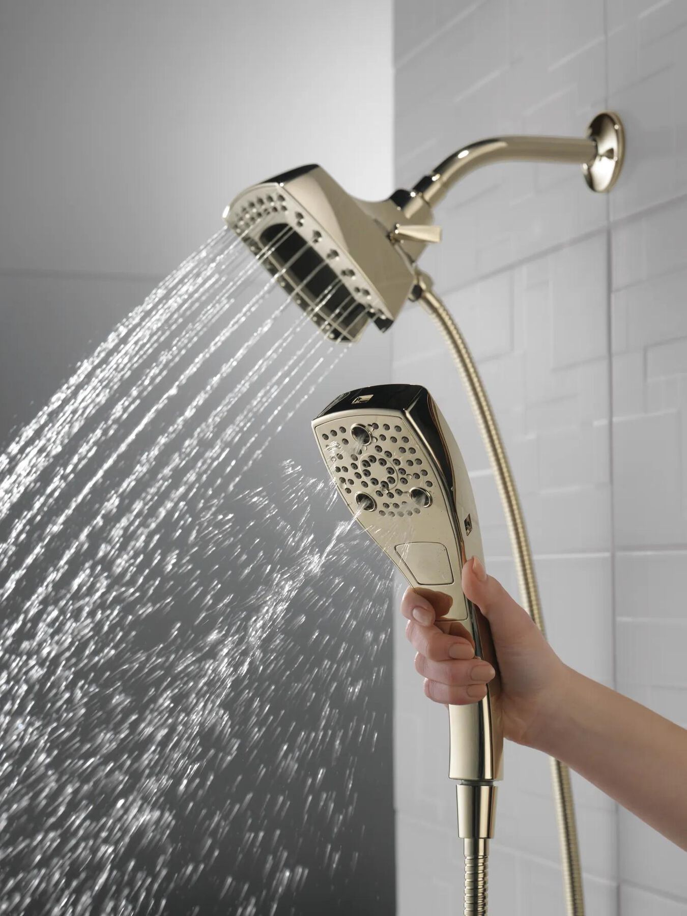 H<sub>2</sub>Okinetic&reg; In2ition&reg; 5-Setting Two-in-One Shower (Recertified)