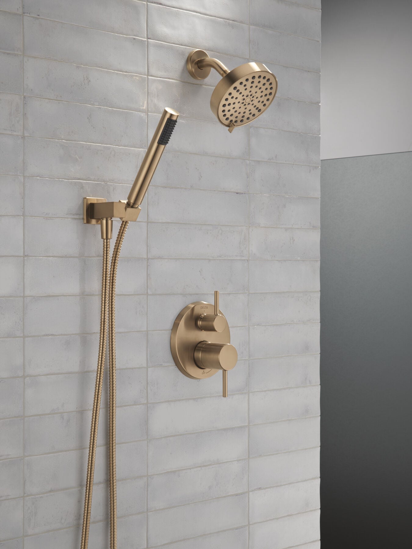 14S Shower Trim w Fixed Head & Hand Shower