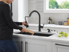 Single Handle Pull-Down Kitchen Faucet with Soap Dispenser and ShieldSpray&reg; Technology