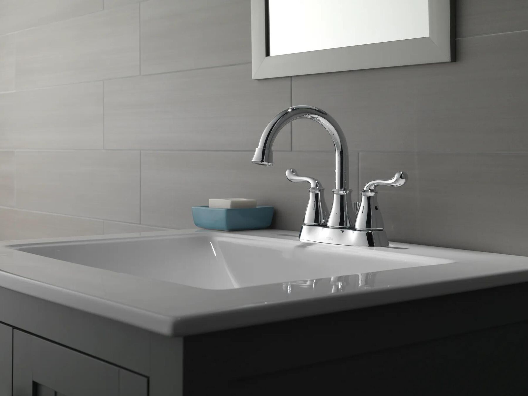 Two Handle Centerset Bathroom Faucet