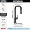Touch2O&reg; with Touchless Technology Single Handle Pull-Down Kitchen Faucet