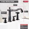 Two Handle Widespread Kitchen Faucet with Spray
