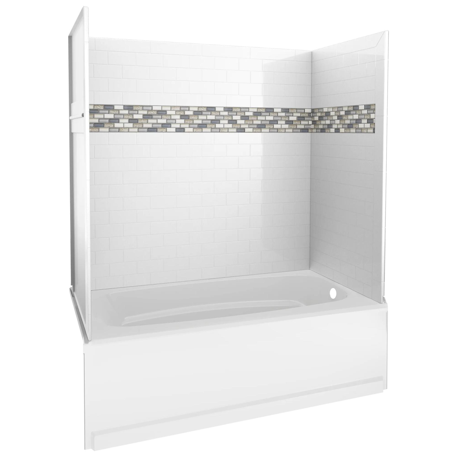 60" x 32" Bathtub - Right Drain