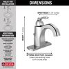 Single Handle Centerset Bathroom Faucet