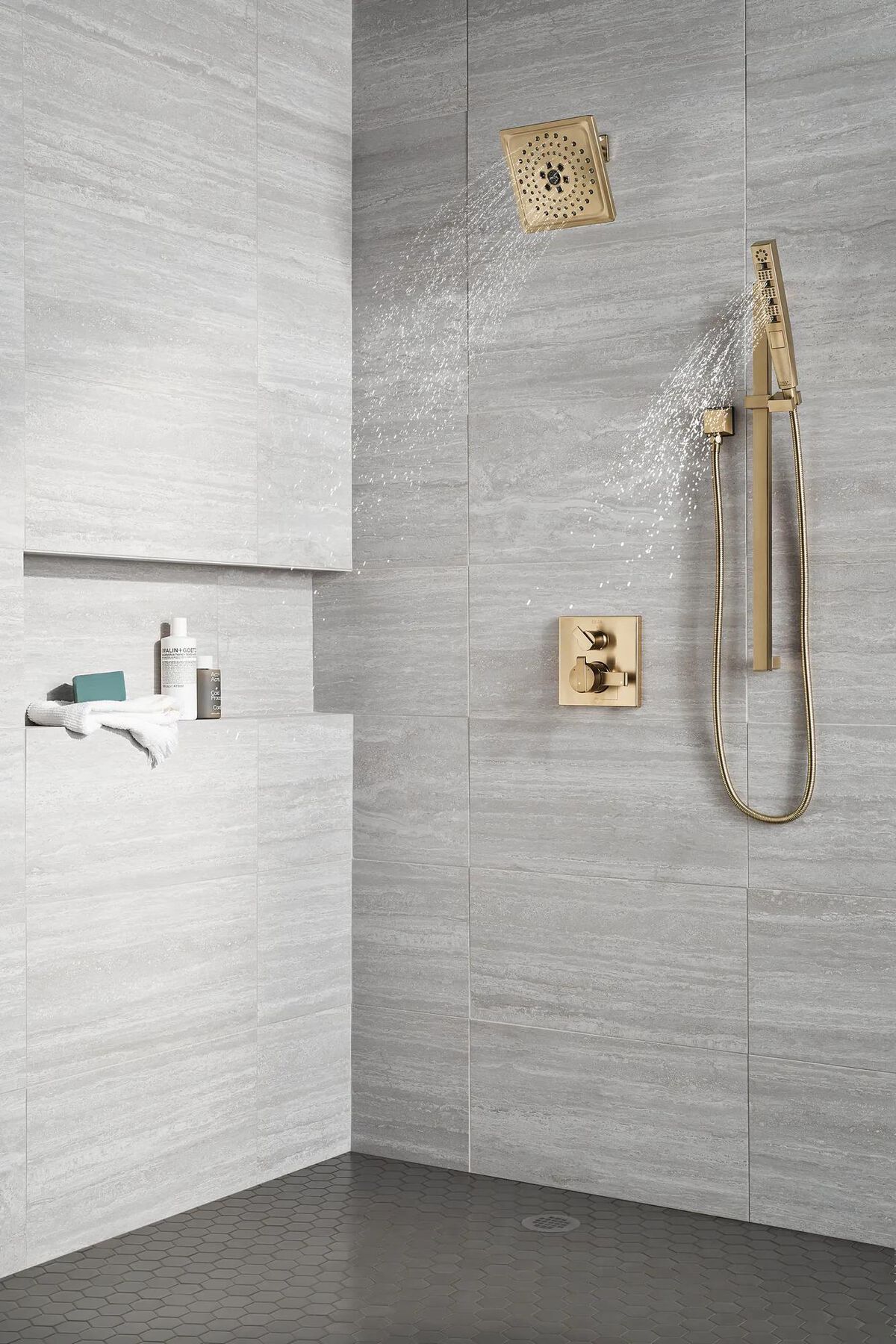 H<sub>2</sub>Okinetic&reg; Hand Shower 1.75 GPM w/Slide Bar 4S