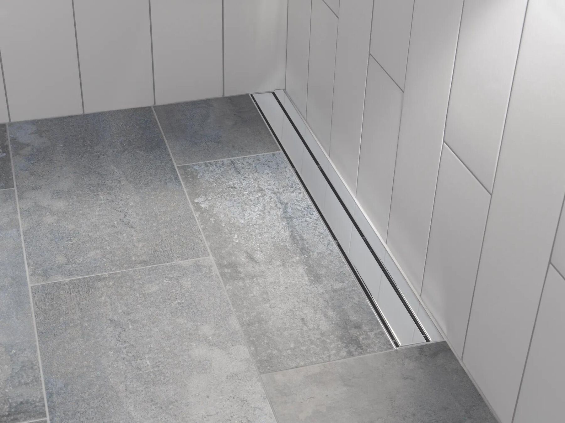 36" Linear Shower Drain Wall Edge