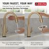 Touch<sub>2</sub>O&reg; Technology Kitchen Faucet with Touchless Technology