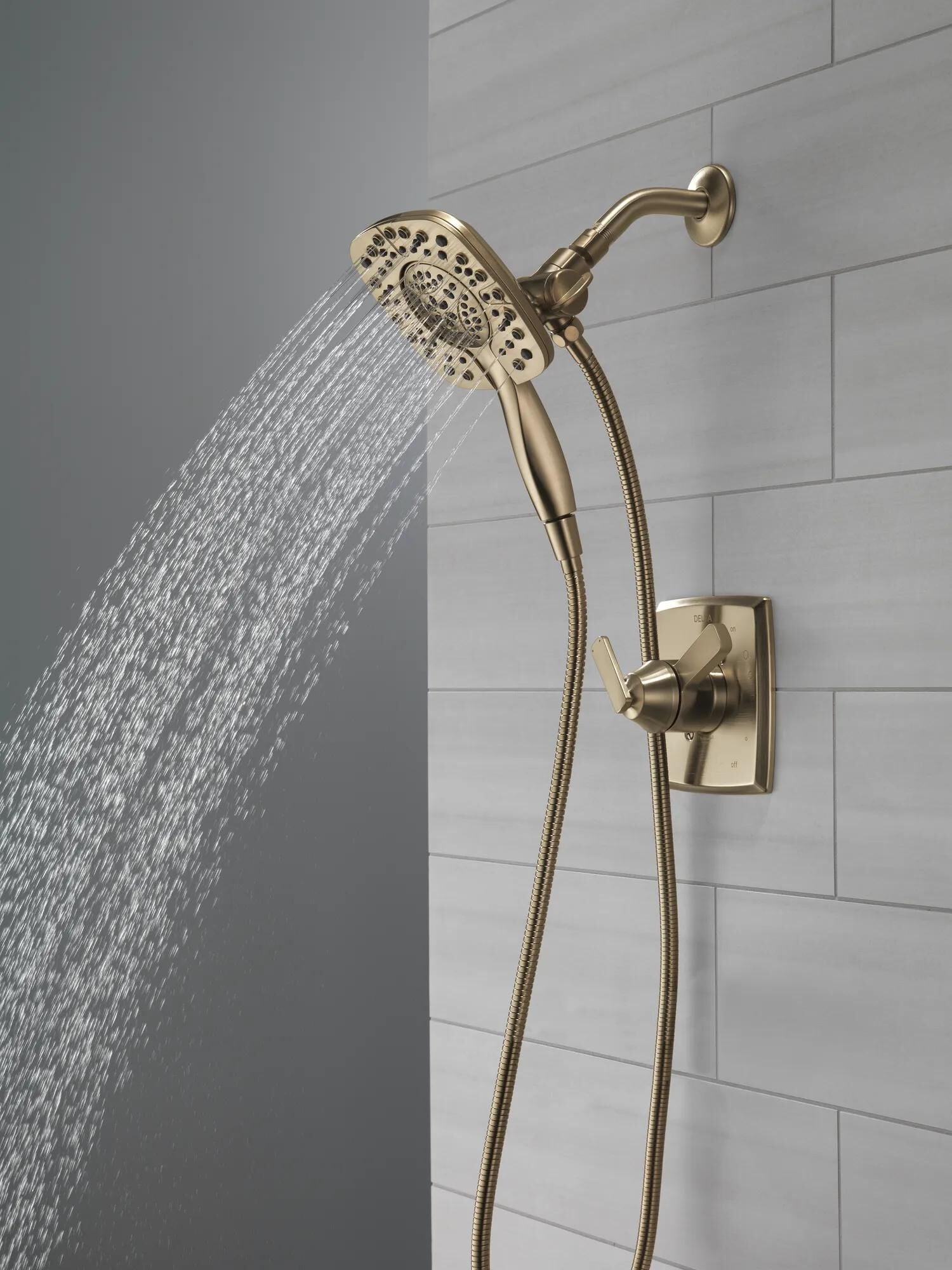 Monitor® 17 Series Shower Trim with In2ition® Two-in-One Shower in