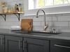 Single Handle Pull-Down Kitchen Faucet with Soap Dispenser and ShieldSpray&reg; Technology