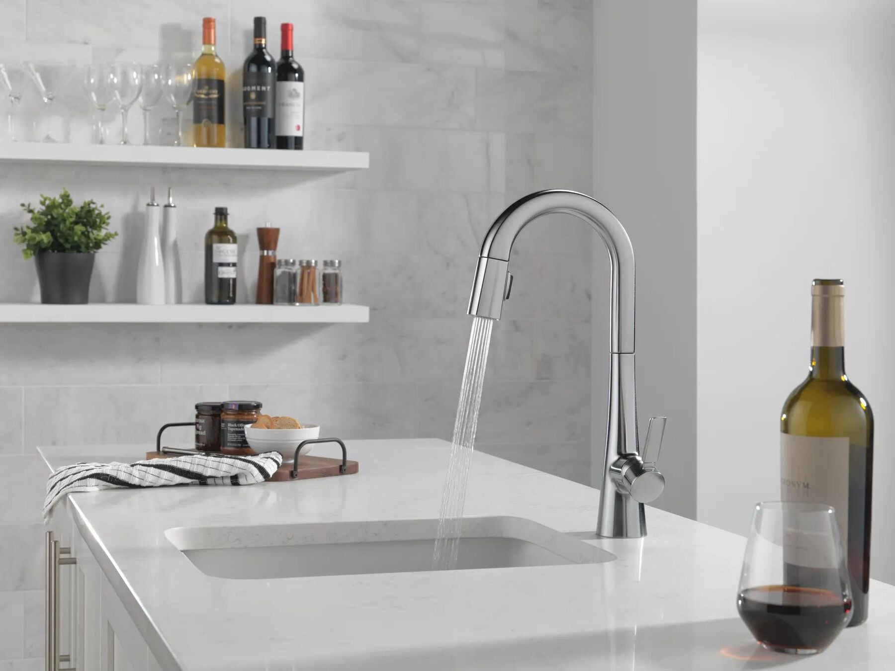 Single Handle Pull-Down Bar/Prep Faucet