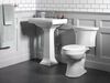 Two Handle Centerset Bathroom Faucet - Metal Pop-Up