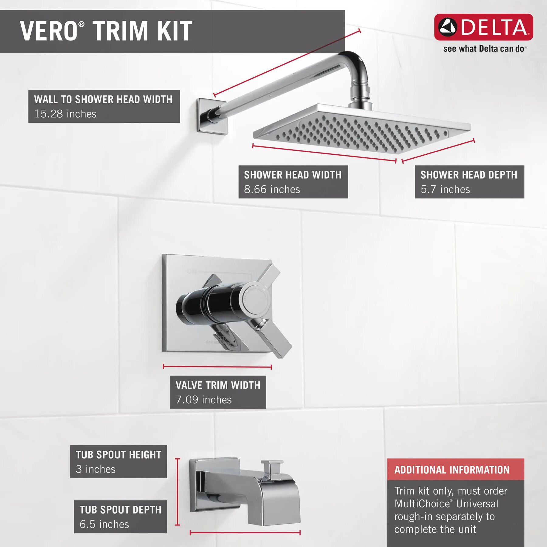 TempAssure&reg; 17T Series Tub & Shower Trim