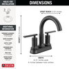 Two Handle Centerset Bathroom Faucet