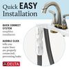 Two Handle Centerset Pull-Down Bathroom Faucet