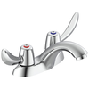 Two Handle Centerset Bathroom Faucet - Less Pop-Up