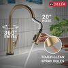 Touch<sub>2</sub>O&reg; Technology Kitchen Faucet with Touchless Technology