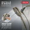 Standard Shower Filter with 6-Setting Showerhead and Mount Bundle