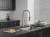 Single-Handle Pull-Down Spring Kitchen Faucet (Recertified)